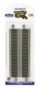 HO 9" Power Terminal w/Insulated Gap Nickel Silver Track (2/Cd) - Picture 1 of 1