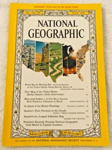 National Geographic July 1961 Historic Route 40/Rarest Flamingo - Imagen 1 de 1