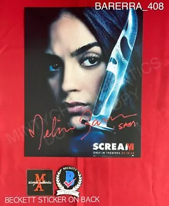 Foto Melissa Barrera autografata firmata 11x14 urla Sam Beckett COA - Foto 1 di 4