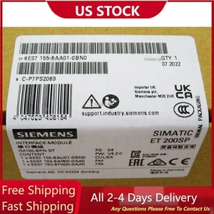 Brandneu Siemens 6ES7155-6AA01-0BN0 Schnittstellenmodul 6ES7 155-6AA01-0BN0 im Karton - Bild 1 von 3