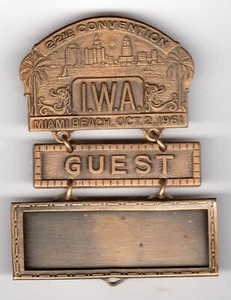 IWA: International Woodworkers of America: 1961 Convention: Guest - Bild 1 von 2