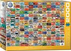 Eurographics 2000 piece jigsaw puzzle - THE VW GROOVY BUS