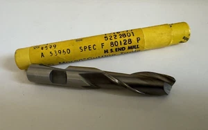 Morse 5222801, 1/2" x 1-3/4" x 3-1/4", 2-flötige HSS Vierkantschaftfräser, Anschweißwelle - Bild 1 von 3