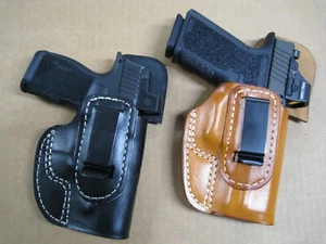 Azula Leather IWB AIWB Holster For Pistols With Red Dot Sights AND Light/Laser - Picture 1 of 8