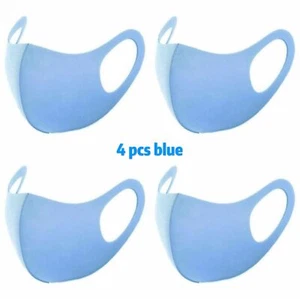 4Pack Mix Unisex Men Women Face Mask Reusable Washable Cover Masks Fashion Cloth - Picture 1 of 2