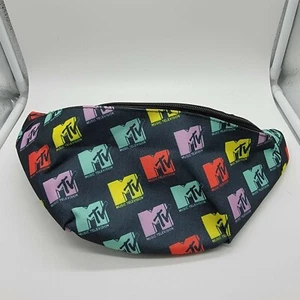 MTV Unisex Fanny Pack Multi Color Logo Patten New With Tag NWT - Picture 1 of 4