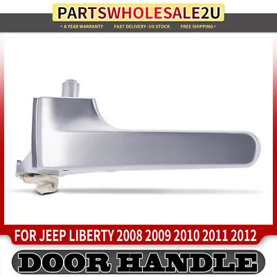Front / Rear Left Satin Chrome (Silver) Interior Door Handle for Jeep Liberty - Изображение 1 из 4