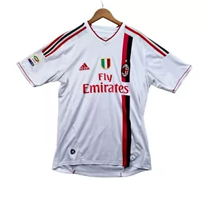 2011-2012 Adidas Authentic AC Milan Zlatan Ibrahimovic Away Kit Jersey Shirt L - Picture 1 of 6