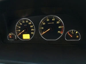 For Citroen Berlingo I 96-02 Polished aluminum rings for the instrument cluster - Picture 1 of 7