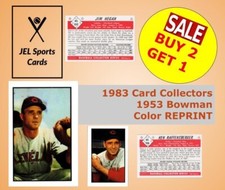1983 CARD COLLECTORS~1953 BOWMAN COLOR REPRINT~COMPLETE YOUR SET~YOU PICK