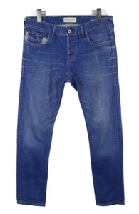 Vaqueros Scotch & Soda Ralston para hombre W31/L32 bigote botón Fly azul cónico - Imagen 1 de 9