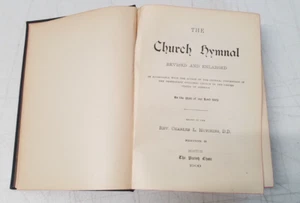 The Church Hymnal Revised and Enlarged Charles L Hutchins 1900 Edition B 1405 - Imagen 1 de 12