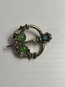 Vintage Gold Tone Celtic Scepter pin Brooch - Picture 1 of 7