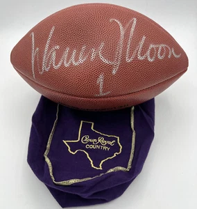 Warren Moon Houston Oilers IP Autograph Crown Royal Football HOF Vintage VGC! - Picture 1 of 3