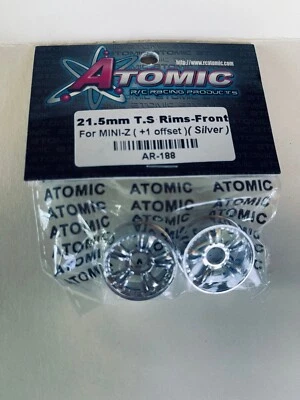 Atomic RC 21.5 mm T.S. Rim-Front for Mini-Z(+1 offset) AWD   AR-188 - Image 1 of 2