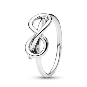 PANDORA Schmuck Damenring Silber Unendlichkeitsknoten 193759C01 - Bild 1 von 3