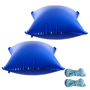 1-20x Poolkissen Kissen Sicherheitsventil Schwimmbad Luftkissen Plane 120x120cm - Bild 1 von 22