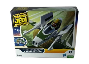Disney/Hasbro Star Wars Young Jedi Kai Brightstar Pilot, Ship and Lightsaber NIB - Picture 1 of 5