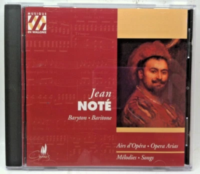 Jean Note [baritone] Opera Arias : Historic Recordings 1902- 1918 (CD, import) - Image 1 of 3