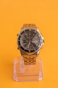 SEIKO PROSPEX Y182-6F00 7T32 SBCL001 Alarm Chronograph Black Dial Mens Watch - Picture 1 of 7