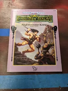 Nightmare Keep W/ Map Forgotten Realms FA2 9341 AD&D TSR - Picture 1 of 3