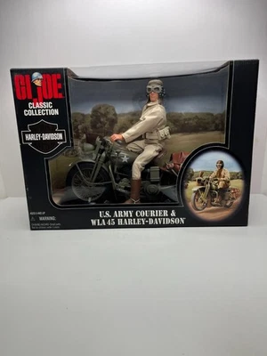 HASBRO G.I. JOE 1998 12" COLEÇÃO CLÁSSICA EXÉRCITO CORREIO WLA-45 HARLEY-DAVIDSON - Imagem 1 de 4