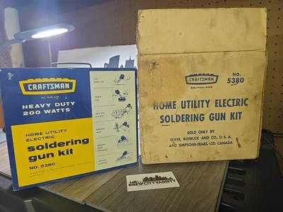 VINTAGE CRAFTSMAN HOME UTILITY ELECTRIC SOLDERING GUN KIT NO. 5380 SEARS ROEBUCK - Image 1 of 4