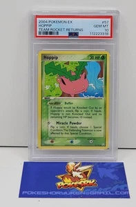 Pokemon 2004 PSA 10 EX Team Rocket Returns Hoppip 57/109 - Foto 1 di 4