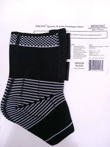 Cho-Pat Dynamic VE Ankle Compression Sleeve. Size Medium 9.75-10.75 - Picture 1 of 5