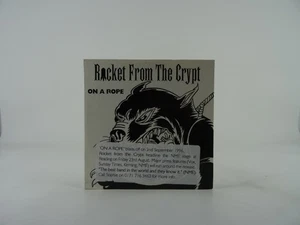 ROCKET FROM THE CRYPT ON A ROPE (B45) 1 Track Promo CD Single including Card Sle - Picture 1 of 7