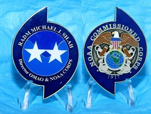 Rare Rear Admiral Silah C.O. NOAA Commissioned Corps Hurricane Challenge Coin! - Picture 1 of 1