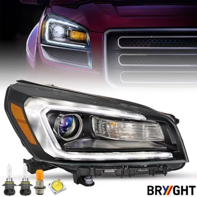 For 2013-2016 GMC Acadia w/Bulb w/LED Factory Halogen Headlight Lamp Right Side - Image 1 of 4