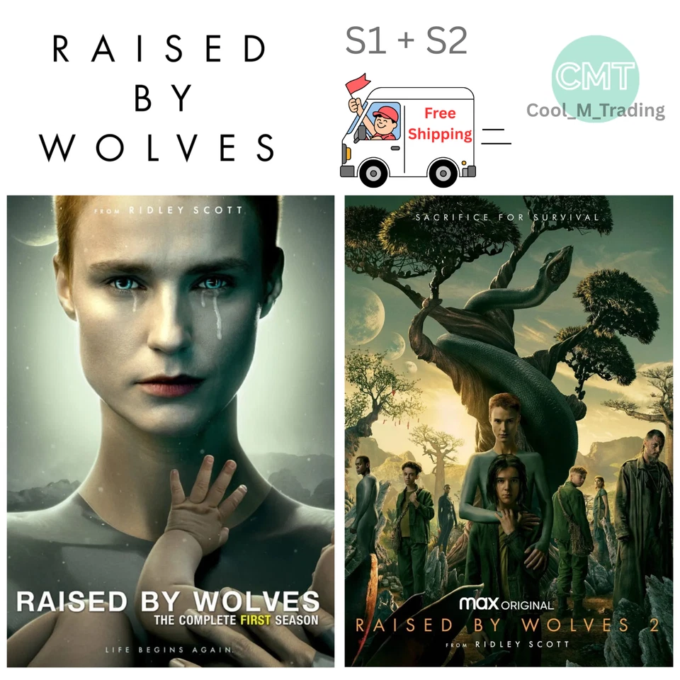 Raised by Wolves Complete Season 1 & 2 Sci-Fi Drama DVD English Sub NEW - Image 1 of 1