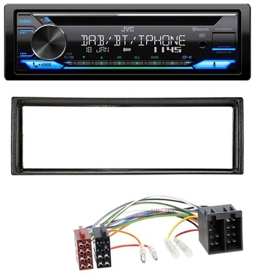 JVC Bluetooth MP3 USB DAB CD Autoradio für VW Golf 2 83-92 Jetta II 84-92 T4 90- - Bild 1 von 4