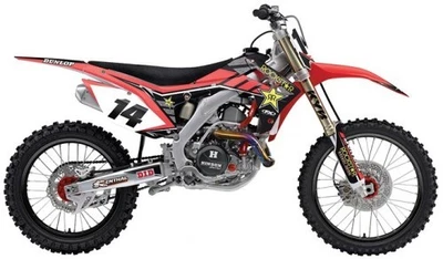 Kit Gráfico Factory Effex Rockstar Energy Drink 2016 - Motocicleta Vermelha 19-07338 - Imagem 1 de 3