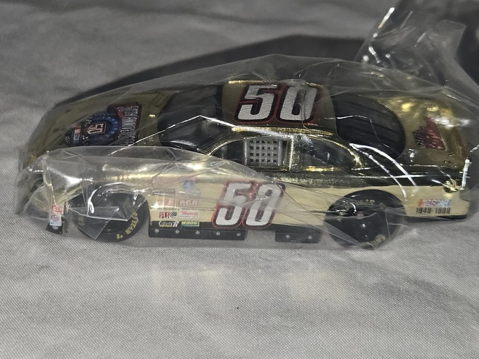 Racing Champions 24k Gold #46 50th Anniversary NASCAR Die Cast Car Scale 1 64