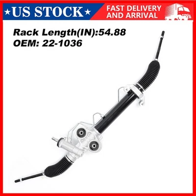 Power Steering Rack Pinion For 2007-2014 GMC Chevy Silverado Sierra 1500 22-1036 Foto 1 de 4