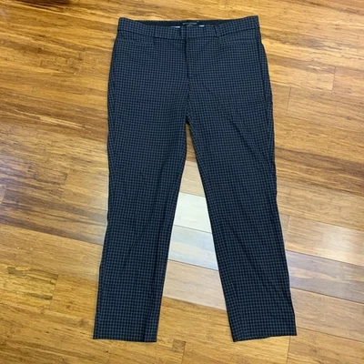 Banana Republic Sloan Crop Pants Womens Size 10 Plaid Checkered Career Office - Image 1 of 4
