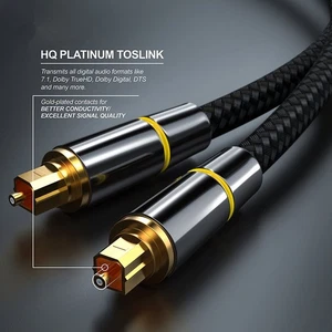 New Digital Fiber Optic Audio SPDIF Output Line Copper Shell Audio Cable - Picture 1 of 10