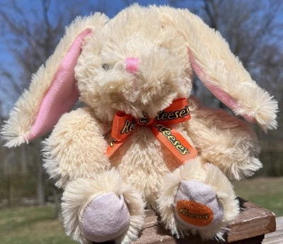 Galerie Reeses Coelho de Pelúcia Orelhas Lop Coelho Páscoa Hershey Manteiga de Amendoim Copo Lábio - Imagem 1 de 4
