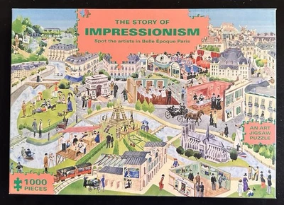 The Story of Impressionism~Marcel George~1000 Piece Jigsaw~Complete~FREE POSTAGE - Image 1 of 4