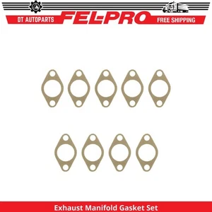 For 1948-1952 Ford F4 3.9L V8 Exhaust Manifold Gasket Set Fel-Pro 1949 1950 1951 - Picture 1 of 1
