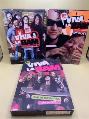 Viva La Bam The Complete Series Seasons 1 to 5 DVD 2003 Set MTV CKY - Image 1 of 4