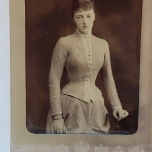 Großherzogin Anastasia Michailowna von Russland 1860-1922 - KÖNIGSKABINETTKARTE b - Bild 1 von 3