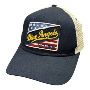 Blue Angels Patch Adjustable Trucker Baseball Cap Hat EST 1946 OURAY Fighter Jet - Picture 1 of 11