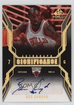 2007-08 SP Game Used Significance Auto Ben Gordon #SI-BG Auto - Image 1 of 2