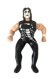 1998 WCW Sting Authentic Poseable Figure 4.5" NWO Wrestling ToyMakers Wolfpack - Picture 1 of 8