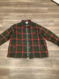 Duluth Trading Plaid Shacket Fleece gefütterte Jacke Hemd 4XL - Bild 1 von 8