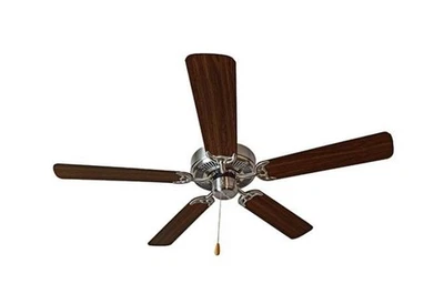 52" Indoor Ceiling Fan, Brushed Nickel - Image 1 of 4