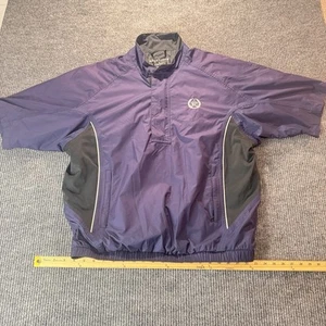 Dry Joys by Footjoy Herren Kurzarm Regen Wind Jacke Golf Gr. L dunkelblau - Bild 1 von 12